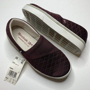 Reebok Katura Wine Red Slip On Sneakers